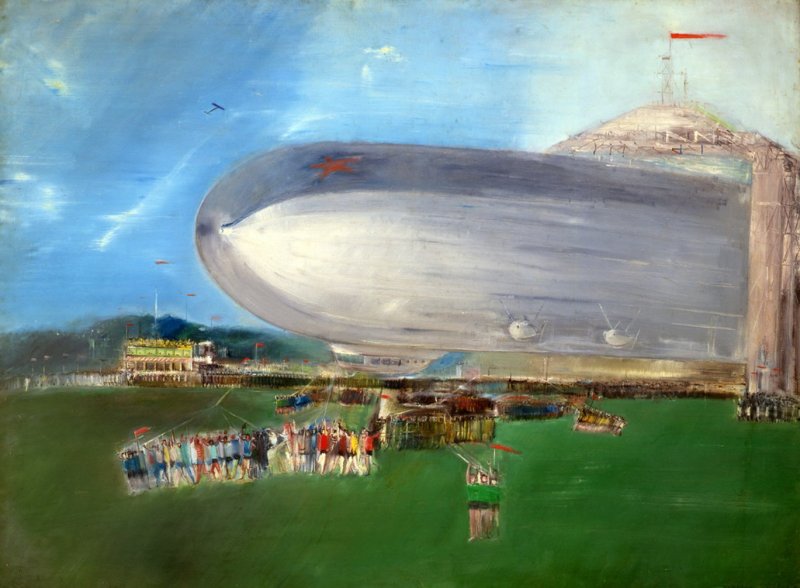 Александр Лабас дирижабль 1931
