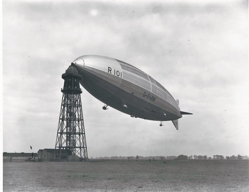 R101 дирижабль крушение