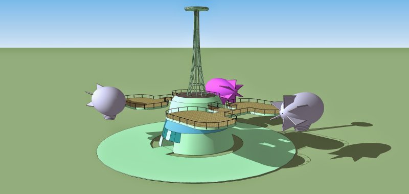 Причальная мачта для дирижабля