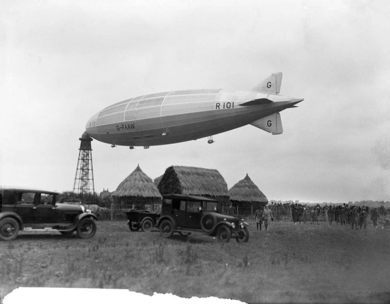 Дирижабль r101 внутри