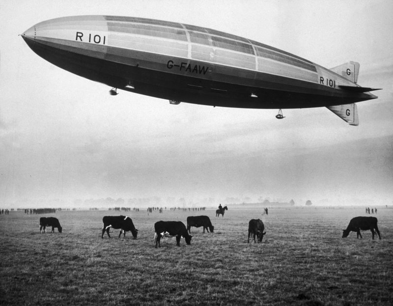 R101 дирижабль крушение