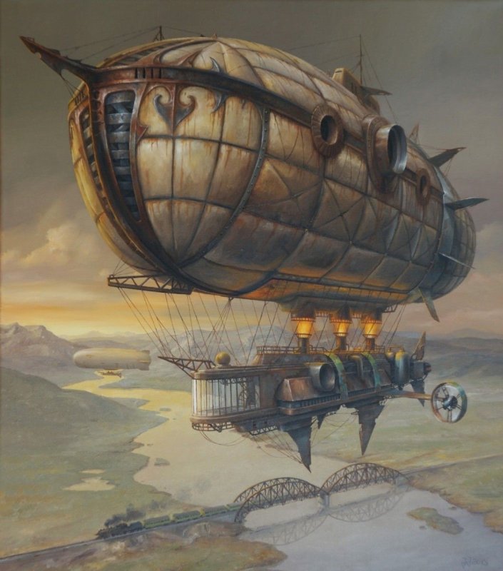 Zeppelin дизельпанк дирижабли