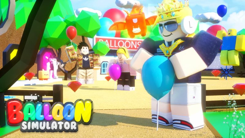 Roblox воздушный шар