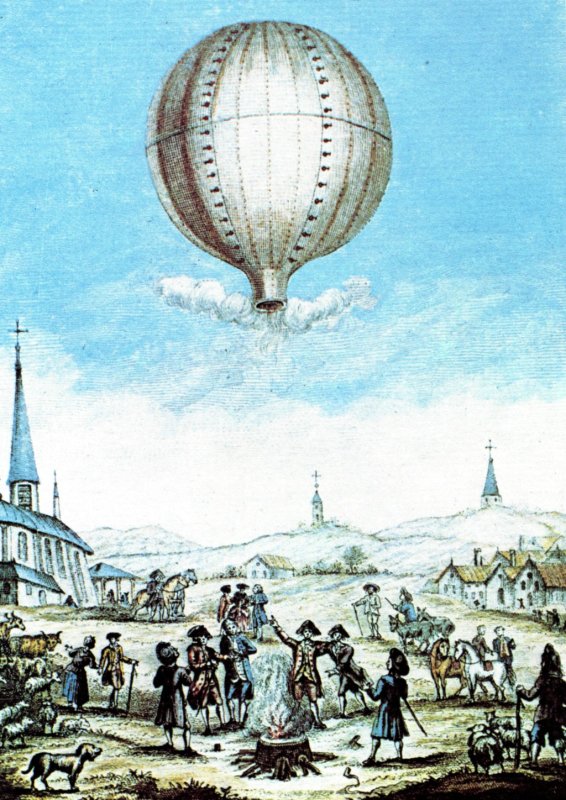 Воздушный шар Монгольфье 1783