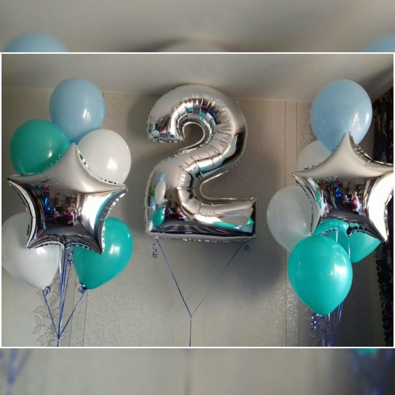 Шары на 2 годика