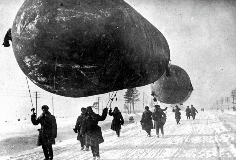 Аэростаты в Москве 1941
