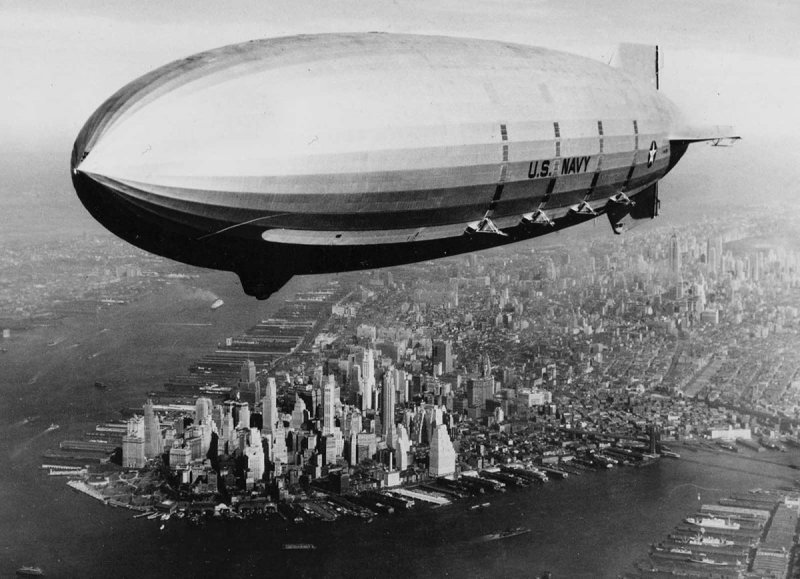 USS Akron дирижабль
