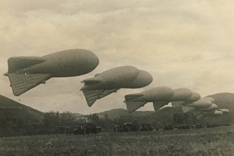 Аэростаты в Москве 1941