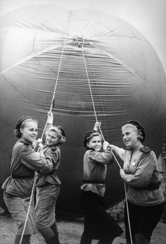 Аэростаты в Москве 1941