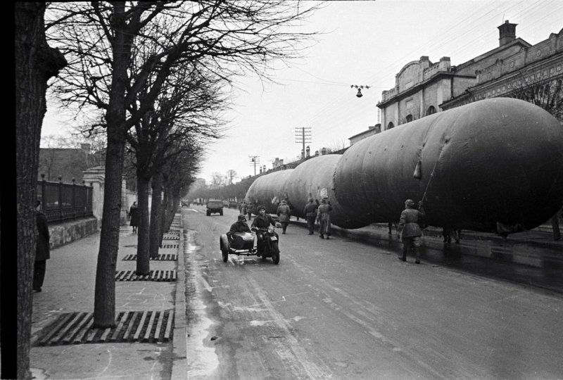 Аэростаты заграждения в Москве 1941