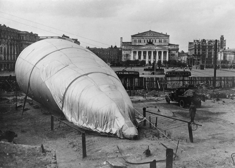 Аэростаты в Москве 1941