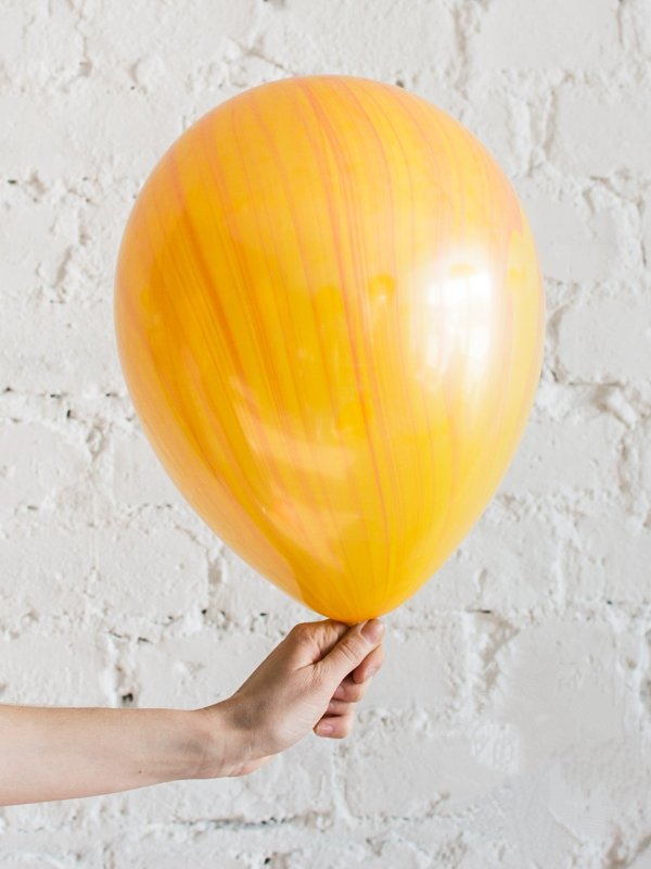 Шар супер агат Yellow Orange