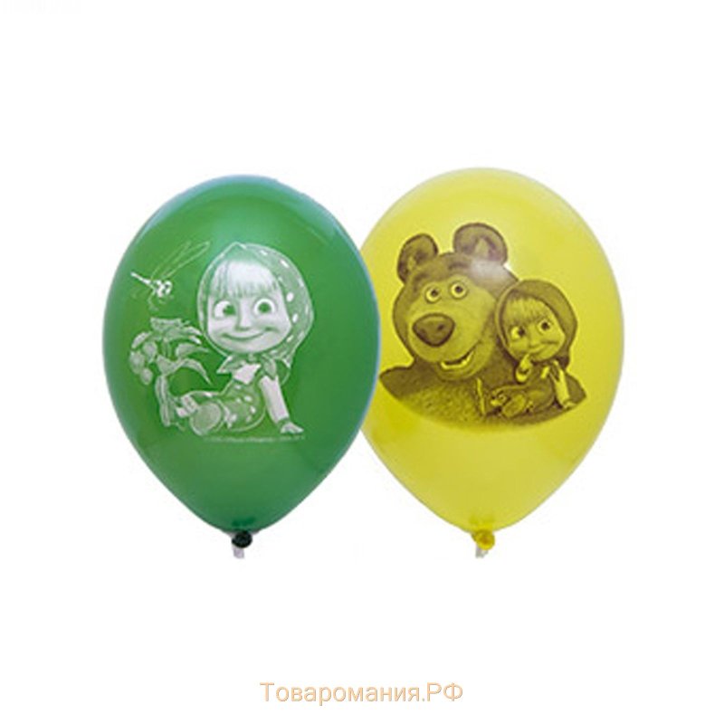 Шары латекс Белбал Маша и медведь