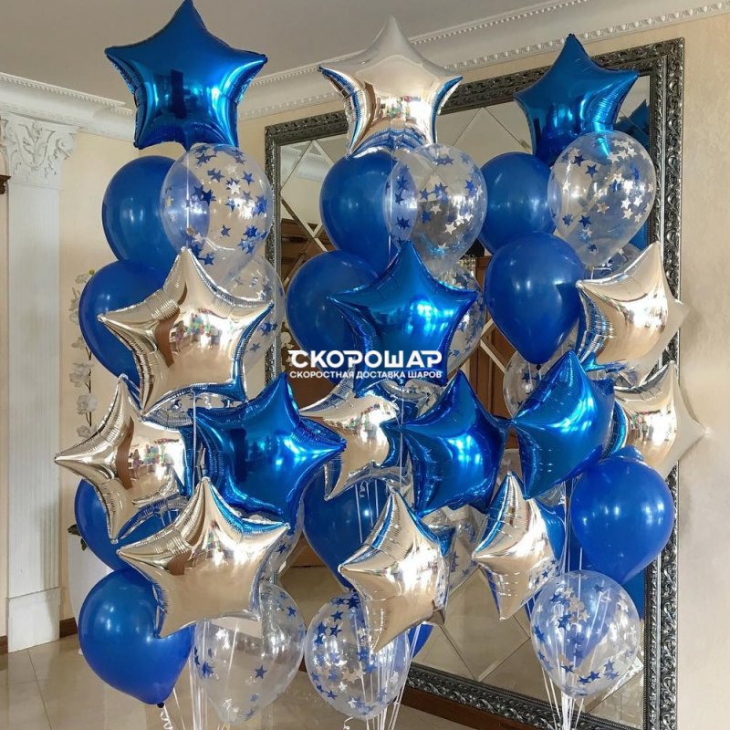 Фонтаны из шаров