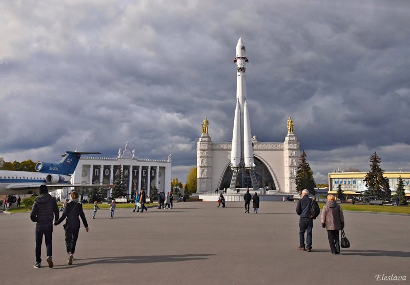 Макет ракеты Восток на ВДНХ
