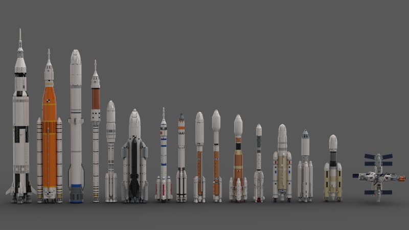 LEGO soyuz Rocket
