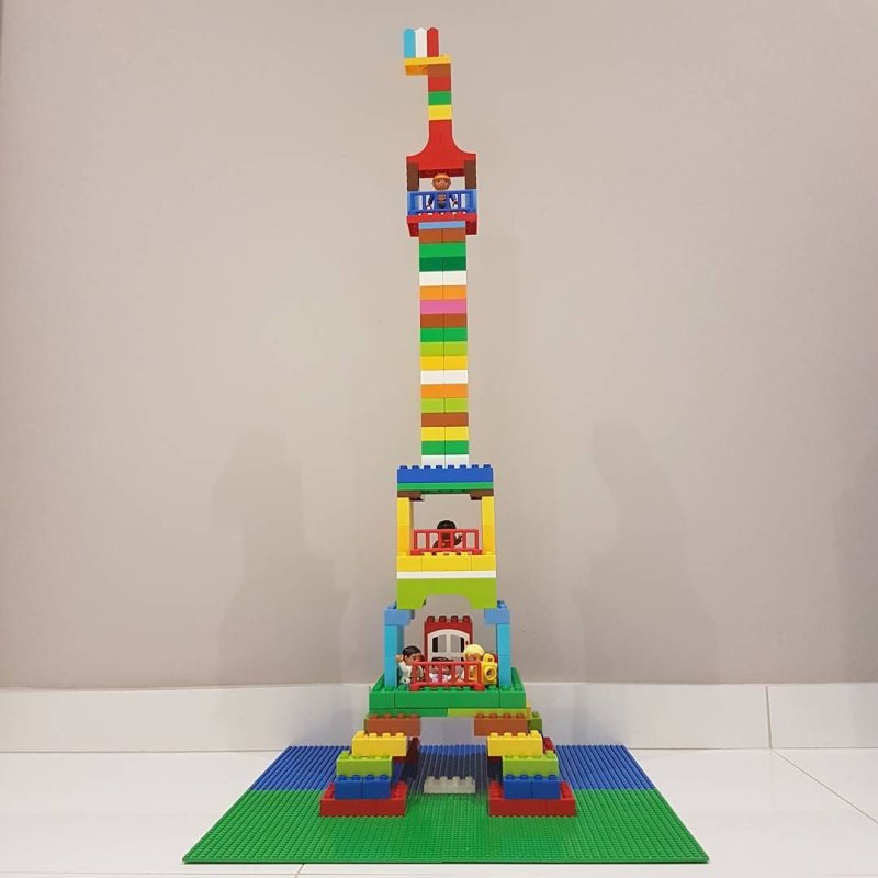 Эйфелева башня лего Duplo