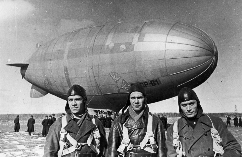 Дирижабль "СССР-в1". - Российская Авиация