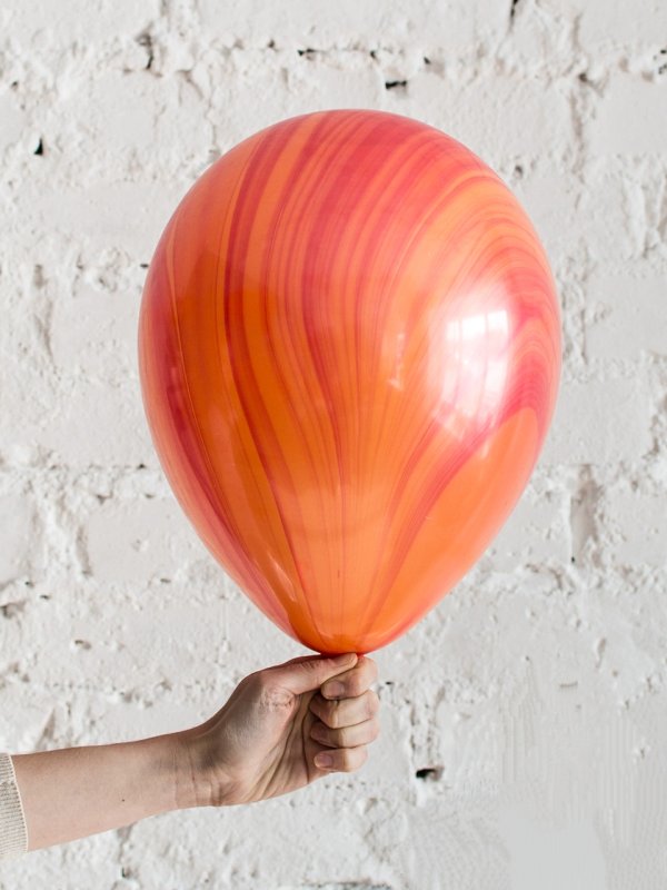 Шар агат "Red Orange"