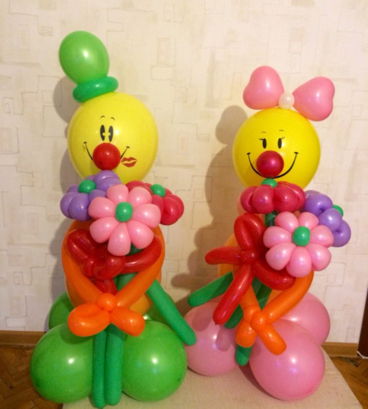 Клоун из шаров