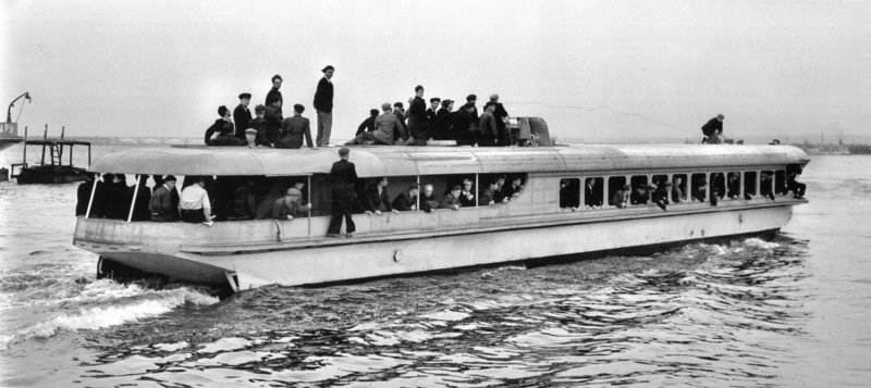 Теплоход ракета Сормово 1957