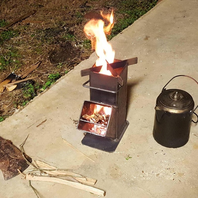 Печка "Rocket Stove