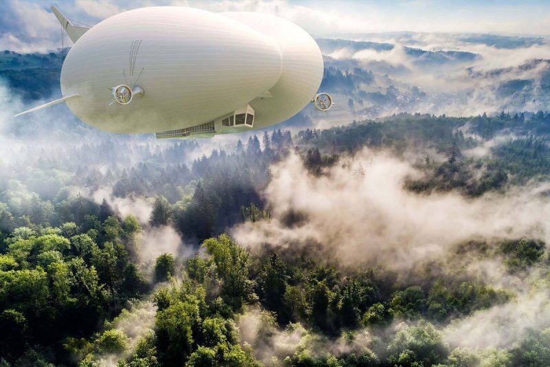 Дирижабль Airlander 10 внутри