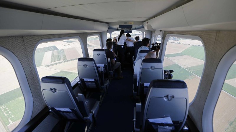 Дирижабль Zeppelin кабина пассажирская