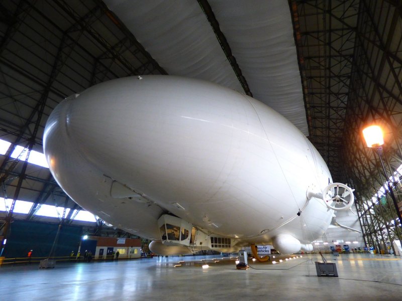 Airlander дирижабль внутри