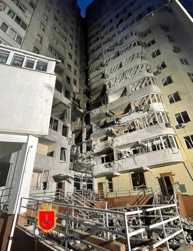 Разрушения в Одессе 2022