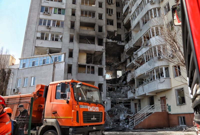 Разрушения в Одессе 2022