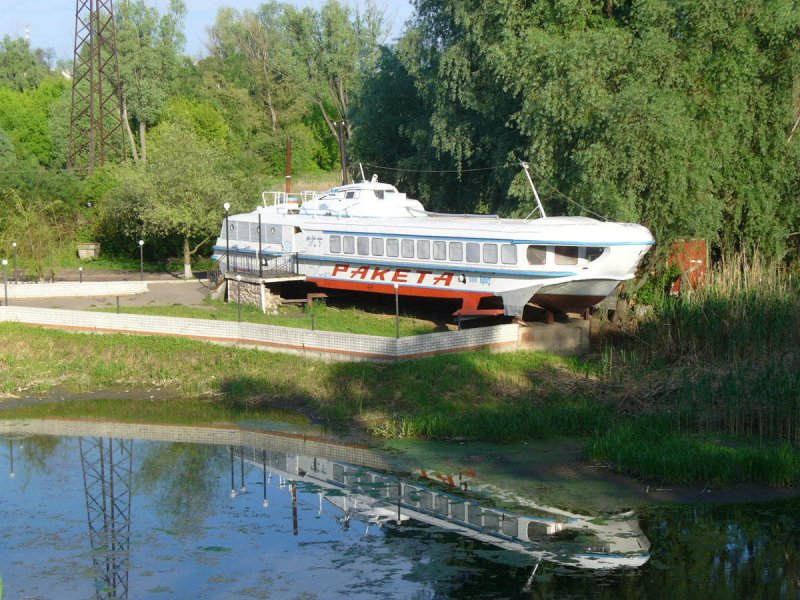Теплоход ракета Омск