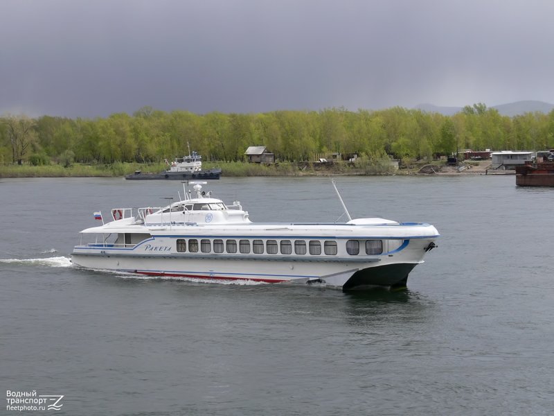 Теплоход ракета Красноярск