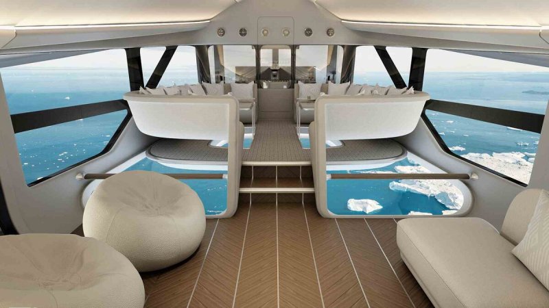 Airlander 10 внутри