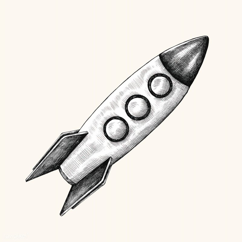 Ракета рисунок