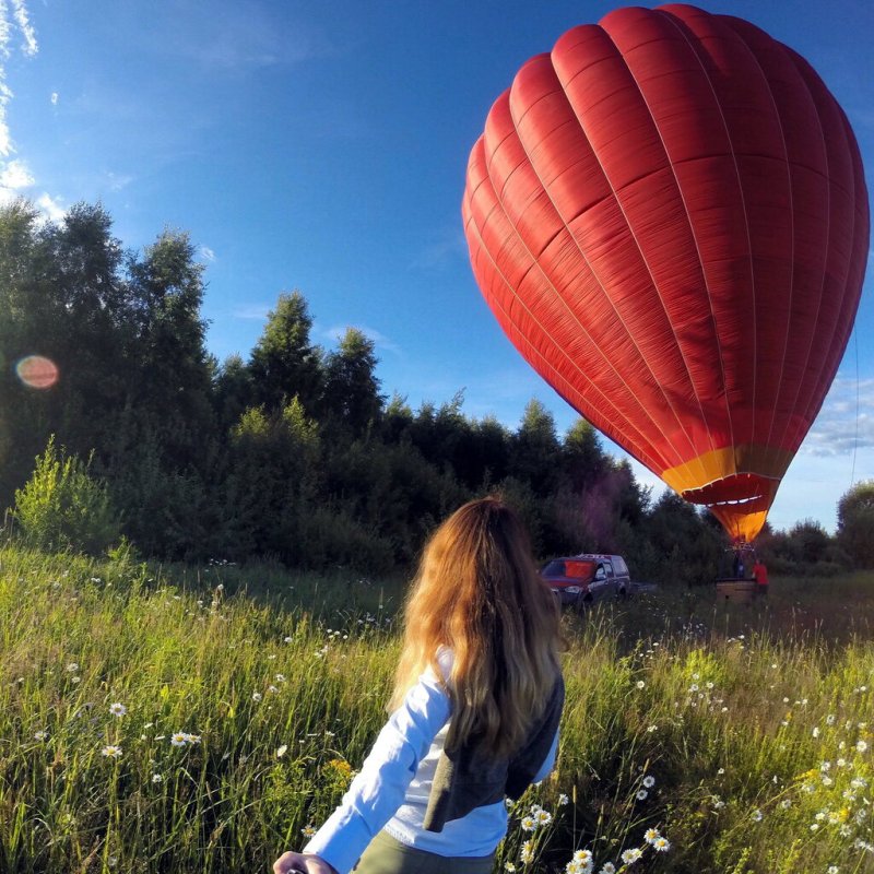 Фотосессия на воздушном шаре