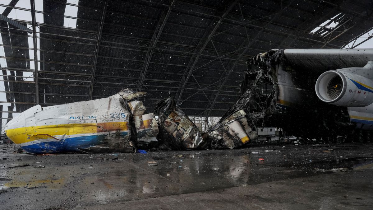 мрия самолет уничтожен в аэропорту гостомеля