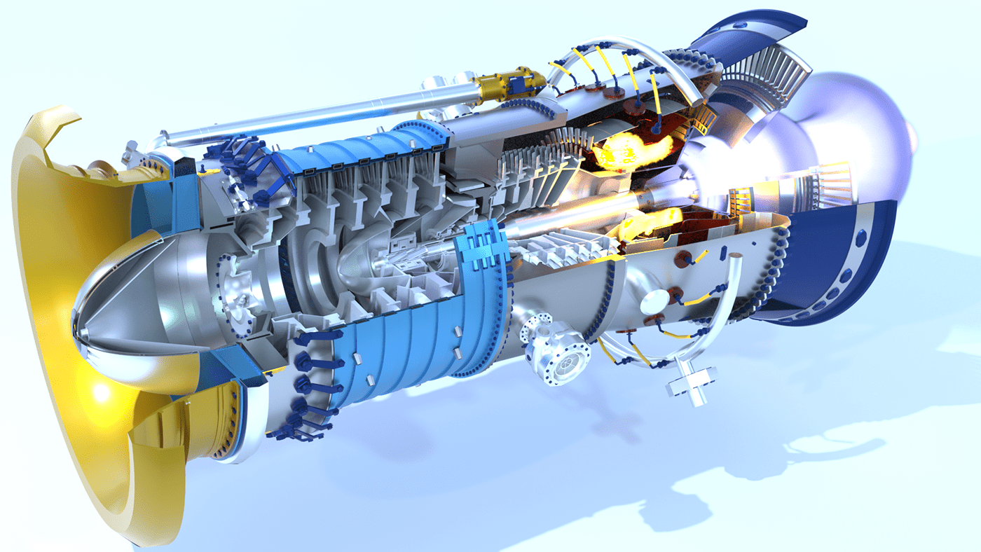 Картинки газотурбинного двигателя