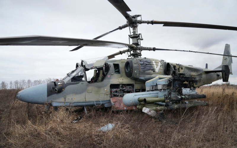 Вертолёт ка-52 Аллигатор на Украине