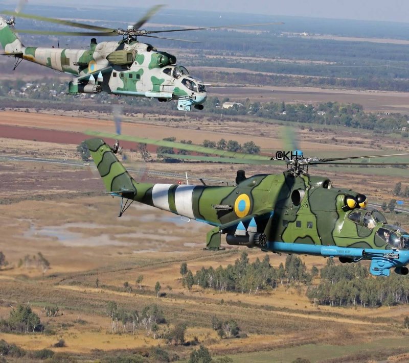 Украинские вертолеты военные