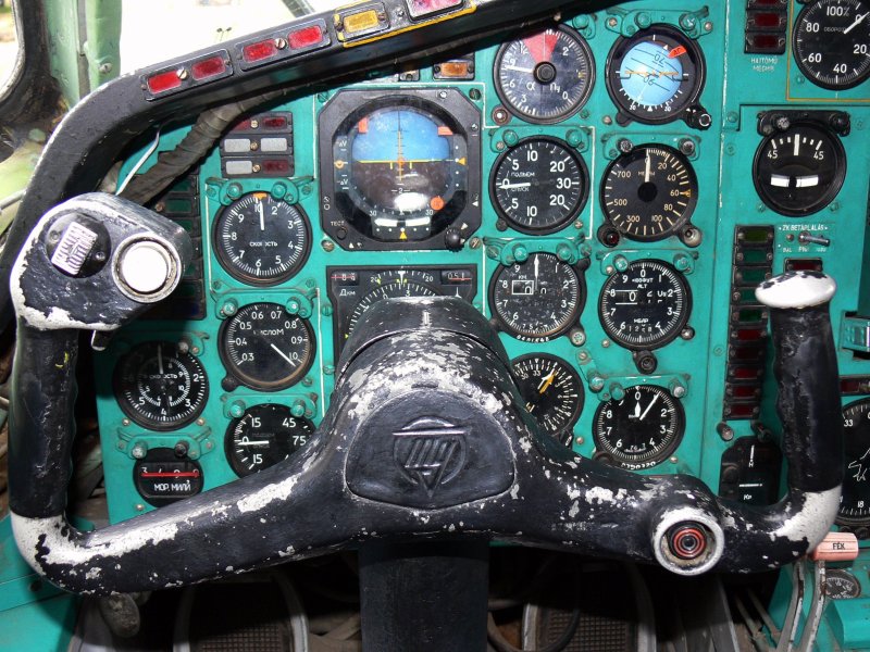 Ту 154 Cockpit