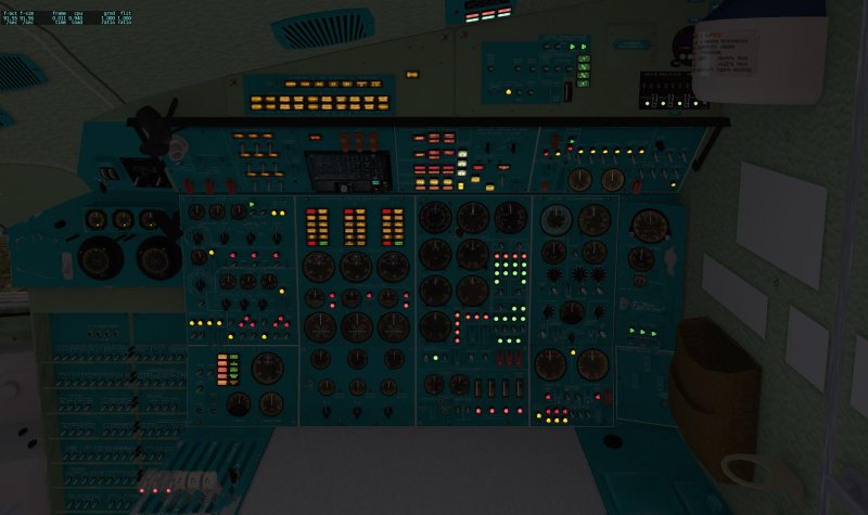 Ту-154м кабина x-plane 11