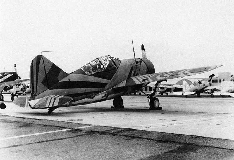 Истребитель Брюстер f2a"Буффало".