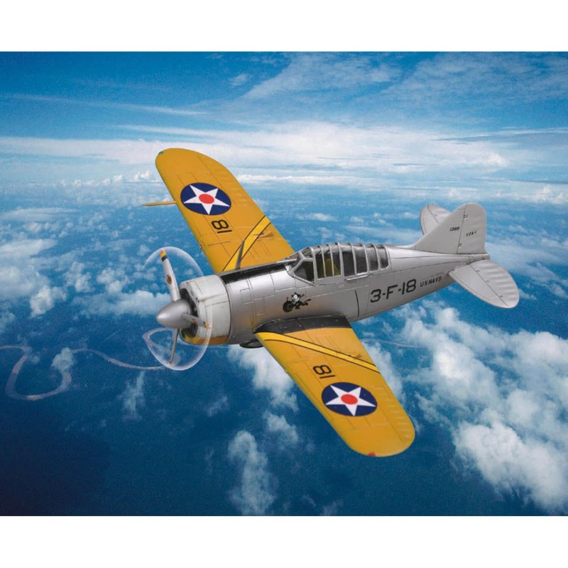 Самолет us f2a Buffalo модель 1 72