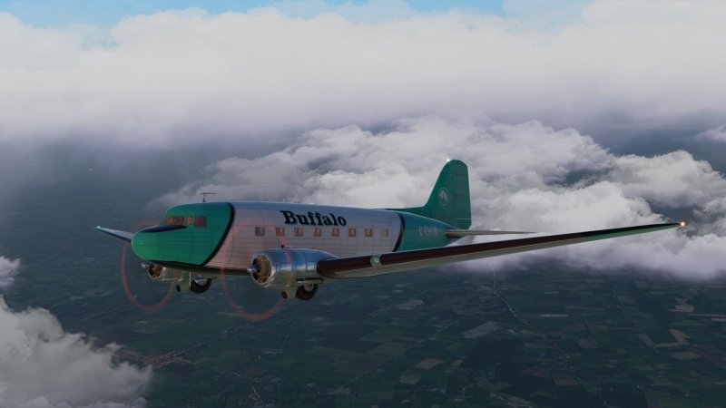 Роберта у. Heyen VSKYLABS C-47 Skytrain / DC-3 X plane 11