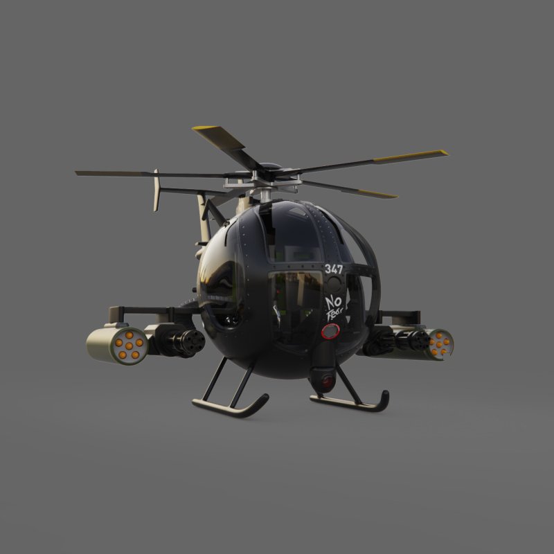 Вертолет Ah-6 little Bird
