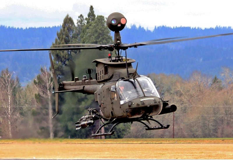 Kiowa Oh 58d вертолет