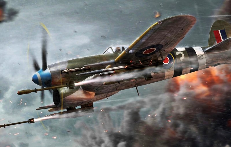 Самолет Hawker Typhoon MK.IB