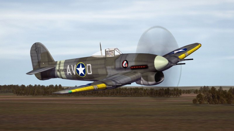 Hawker Typhoon 1b 486 Squadron sa h