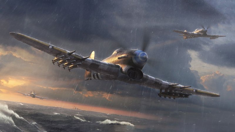 Hawker Typhoon in Normandy